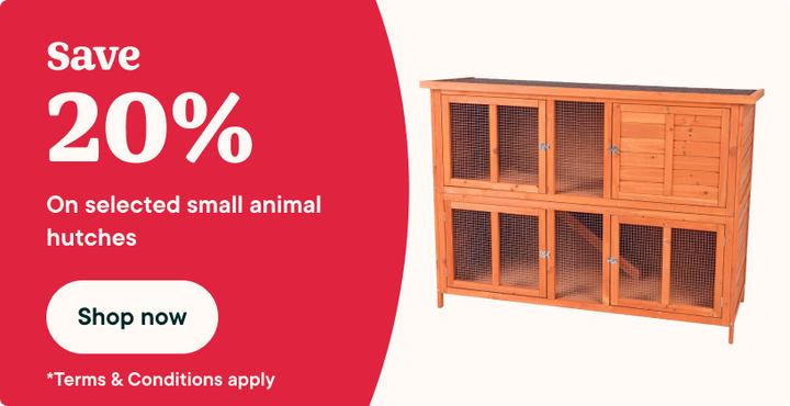 Save 20% - small animal hutches