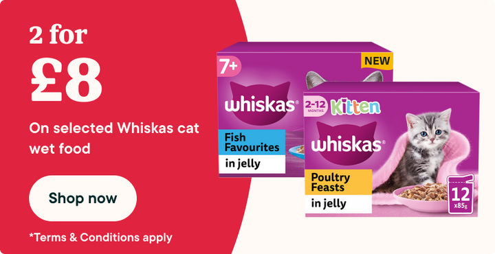 2 for £8 - Whiskas cat food